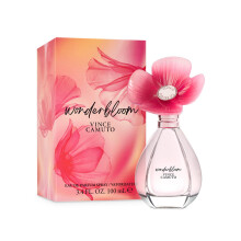 Vince Camuto Wonderbloom Eau De Parfum, parfum pre eny, t ny bielej fr zie, hru kov ch listov a santalov ho dreva, 3,4 fl oz.