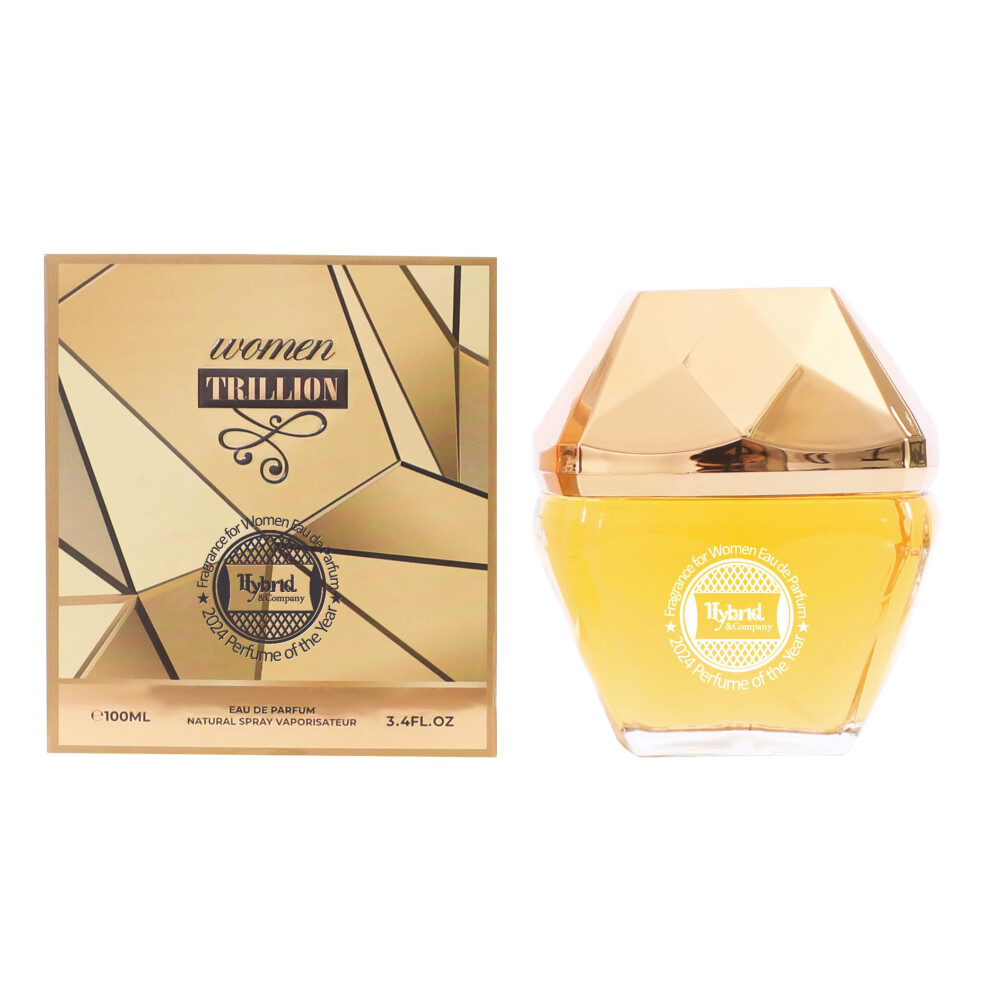 Hybrid & Company Women Trillion Eau De Parfum Vaporisateur Natural Spray 3.4 Fl Oz