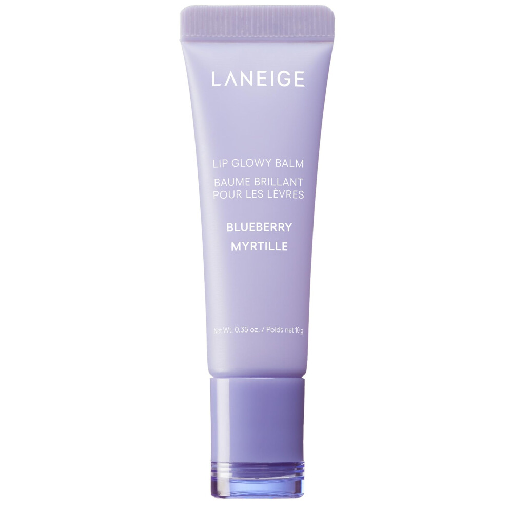 LANEIGE Lip Glowy Balm Blueberry: Hydrate  Glossy  Lightweight  Moisturize & Tint with Shea Butter