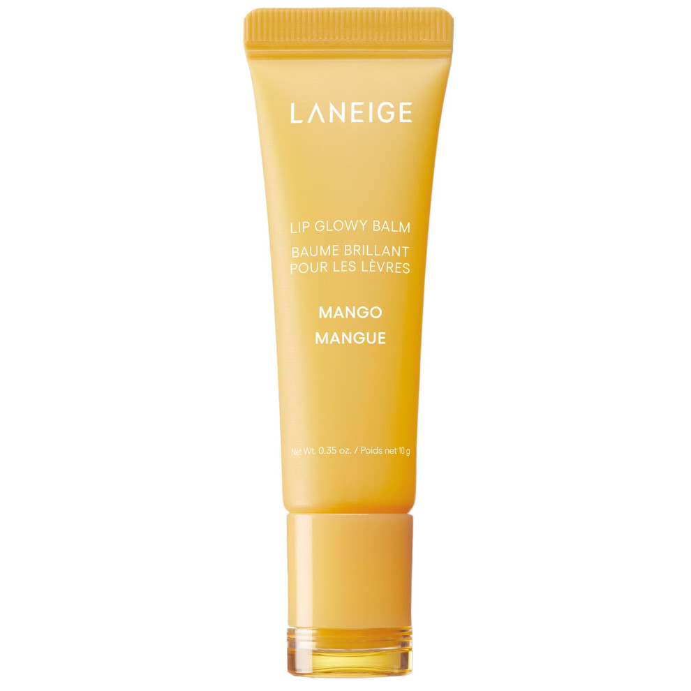 LANEIGE Lip Glowy Balm Mango: Hydrate  Glossy  Lightweight  Moisturize & Tint with Shea Butter