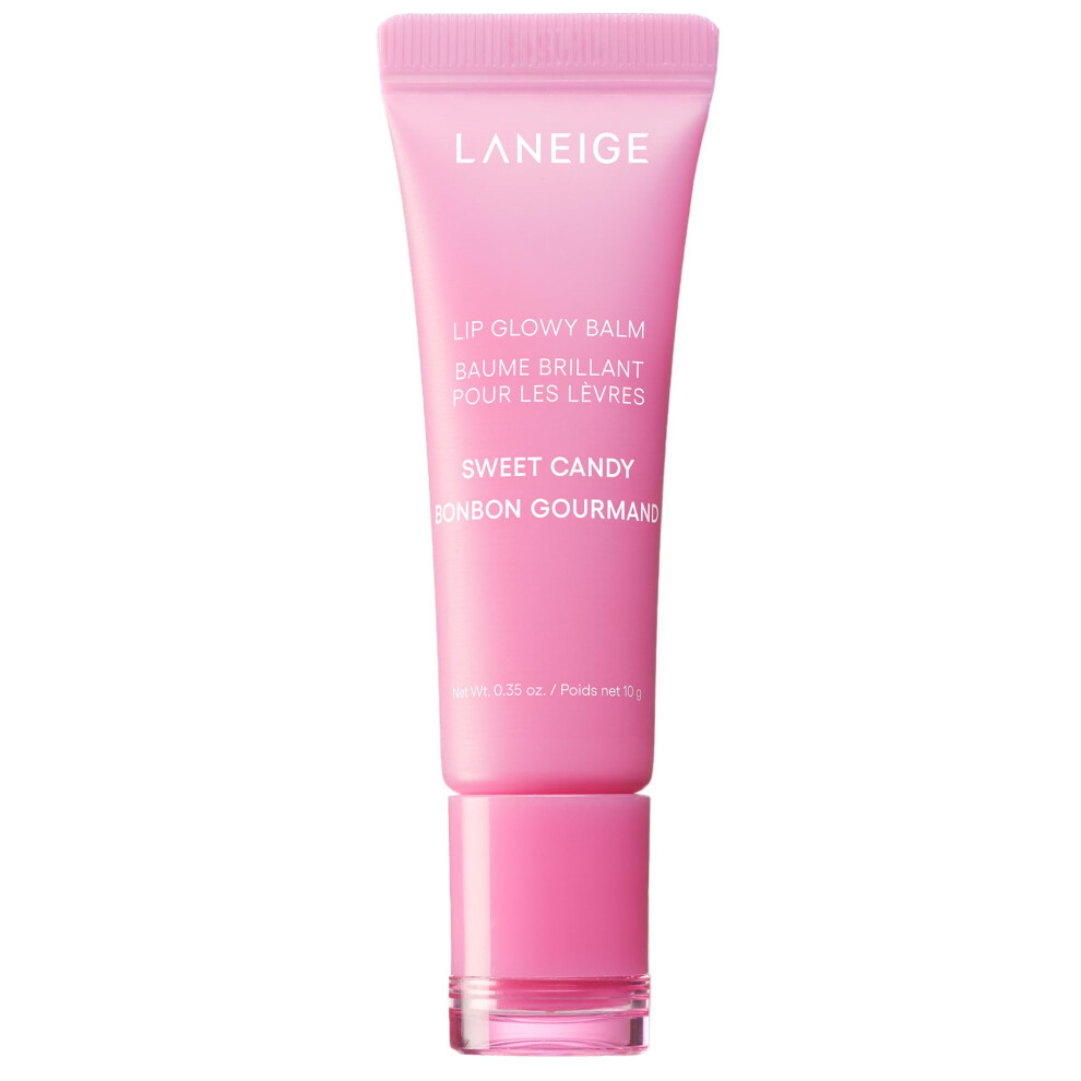 LANEIGE Lip Glowy Balm Sweet Candy: Hydrate  Glossy  Lightweight  Moisturize & Tint with Shea Butter