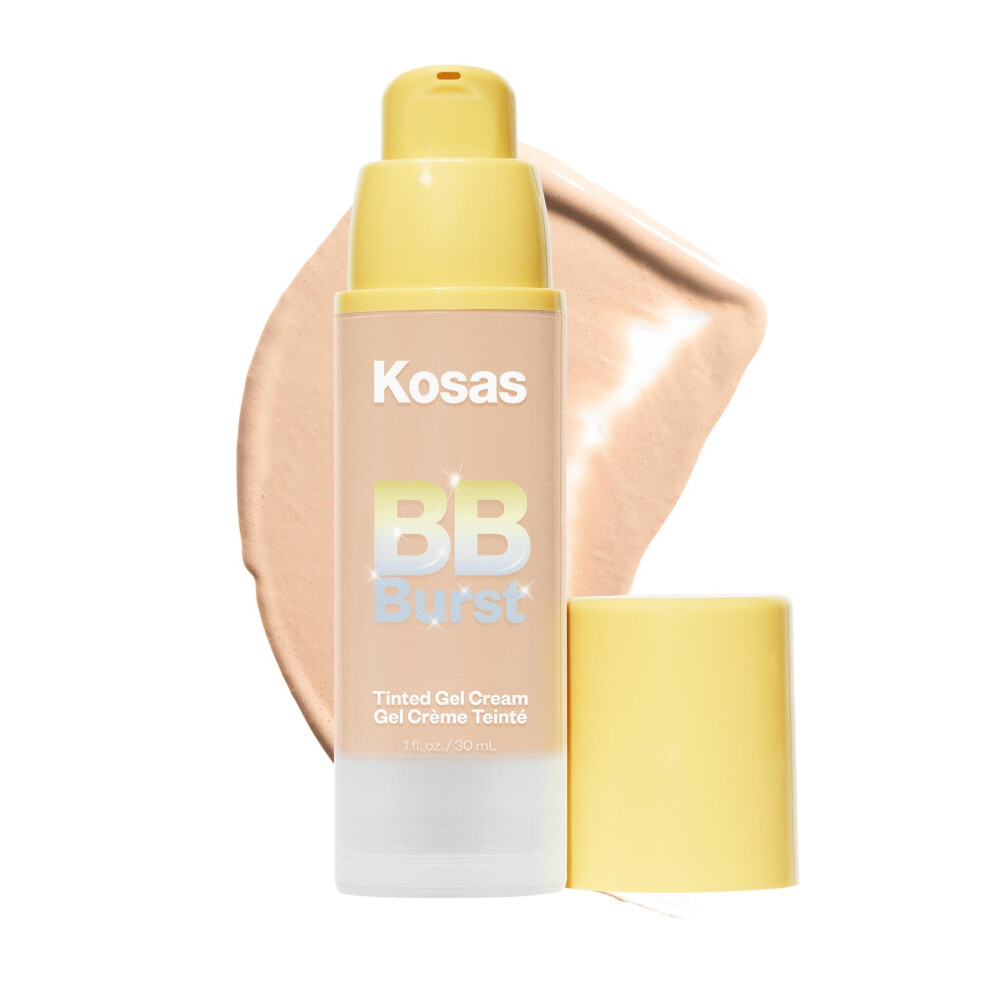 Kosas BB Burst Tinted Face Gel Cream - Supports Healthy Collagen  Smoothes Skin  Hydrates & Moisturizes - Lightweight Buildable Coverage - Light+ Cool-image-OPC-PGMD9SB-NEW