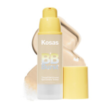 Kosas BB Burst Tinted Face Gel Cream - Understtter sundt kollagen, udglatter huden, fugter og fugter - Let+ Neutral Varm 14 (1 Oz/30 ML)