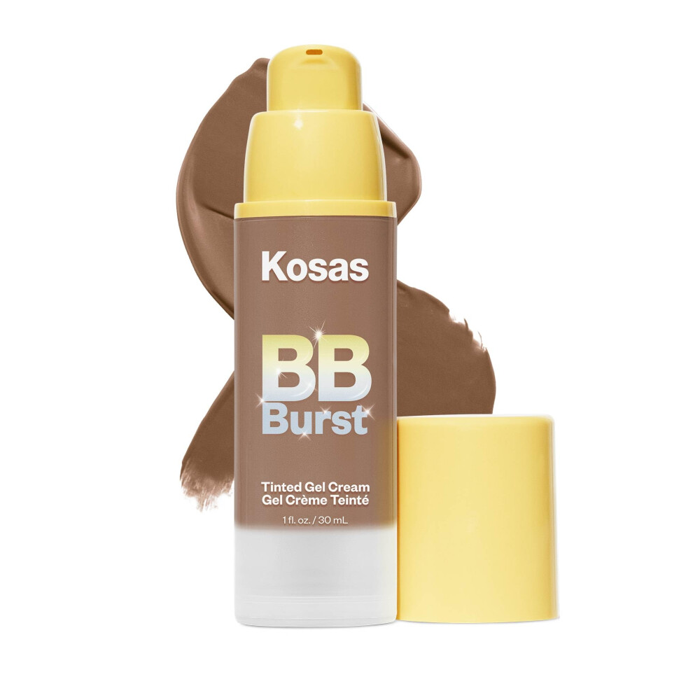 Kosas BB Burst Tinted Face Gel Cream - Supports Healthy Collagen  Smoothes Skin  Hydrates & Moisturizes - Lightweight Buildable Coverage - Deep Warm 4-image-OPC-PGMD9SP-NEW