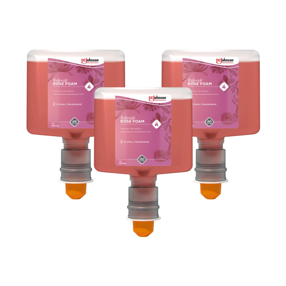 Sc Johnson Professio Sc Johnson Professional Refresh Rose Foam Hand Soap Touch Free 1.2 Liters 3 Pack