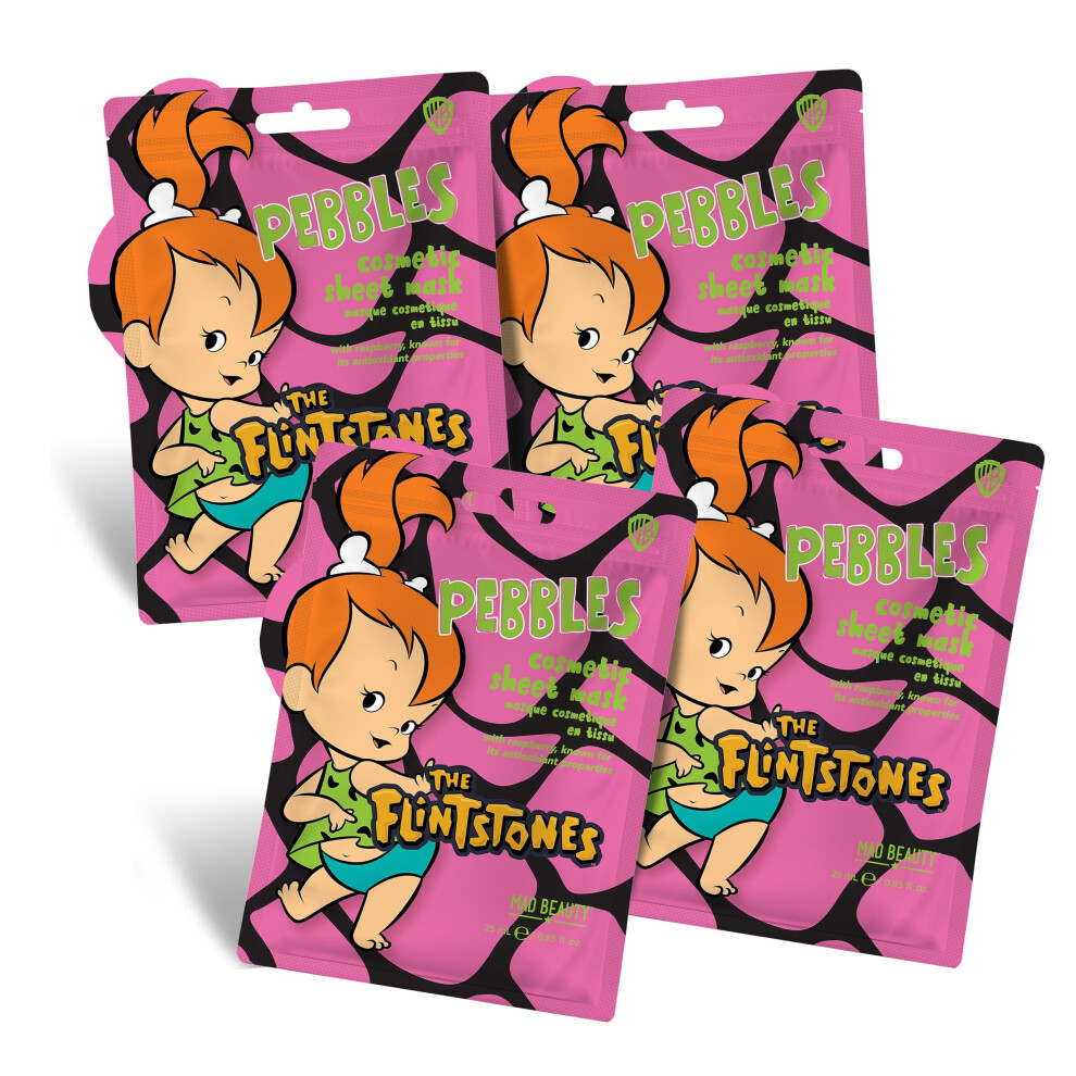 Ialen Kr Sa Mad Beauty Warner Flintstones Cosmetic Sheet Mask - Pebbles X 4