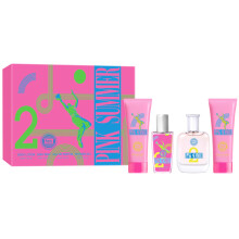 Hybrid & Company Pink nyri 4 rszes ajndk szett noknek 1,5 Fl.Oz parfm 50 ml testpol kd tusfrdo