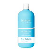 Function of Beauty Straight Hair sampon 22 oz kkuszvzzel hidratl s hidratl, szulftmentes, testreszabhat hajpol
