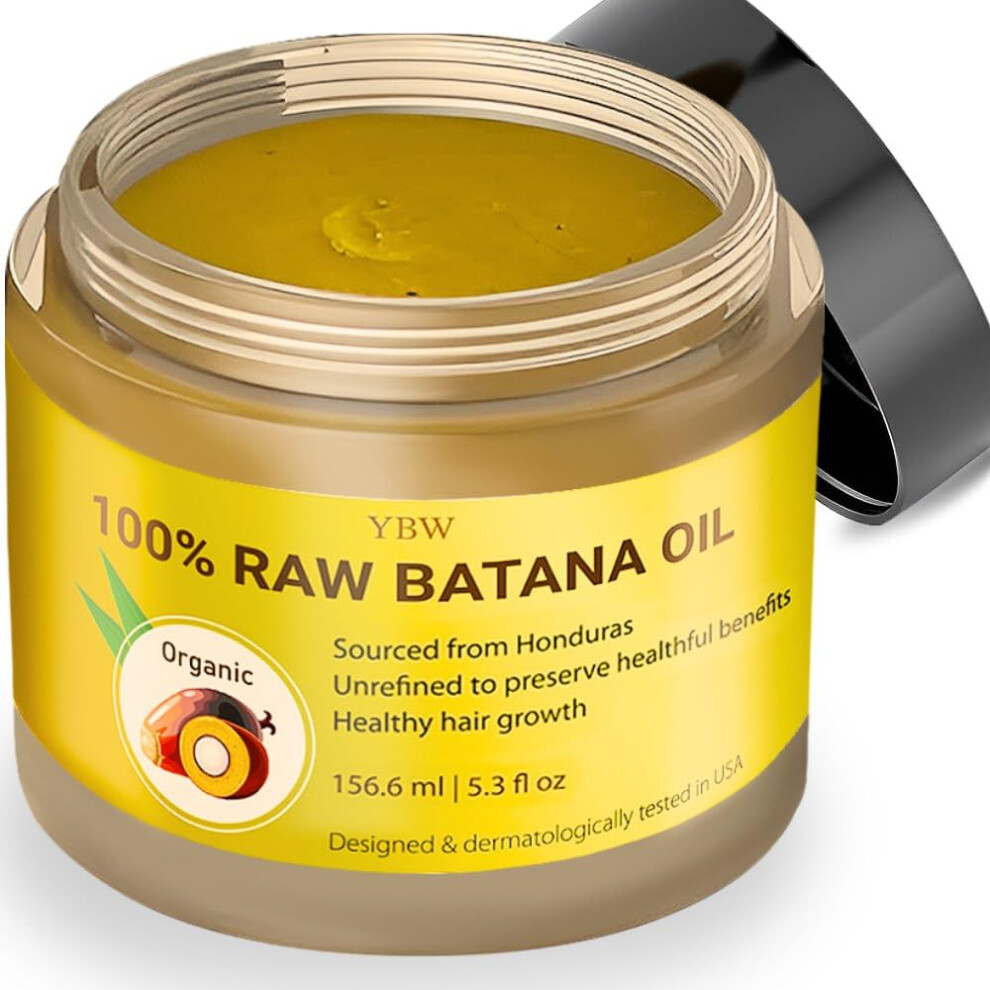 Aceite De Batana Crudo Del Dr. Sebi, Aceite Org Nico Crudo De Honduras Para El Crecimiento Del Cabello - 100% Puro Y Natural Para Un Cabello M S-image