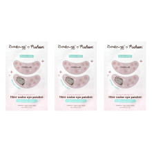 The Crme Shop X PUSHEEN KLEAN BEAUTY Fiber Under Eye Patches | Vitamin C Infused for Brightening | Cooling & Moisturizing | Set of 3 Pairs | Vegan &