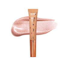 Kiss New York Professional Pearl Liquid Highlighter Beauty Wand Strahlender Glanz für Wangen, Augen und Lippen, nicht fettende Feuchtigkeitsversorgun