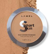 Lamel Smart Skin Silk Compact Poeder - Langdurige Perspoeder - Olie Controle Make-up, Geschikt voor Droge Huid - 405 Ta