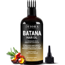 Batana Oil For Hair Growth - Dr Sebi Organic Hair Growth Oil For Thickening and Deep Conditioning Honduras Pure Dr Truth Blend for Men & Women 4 oz