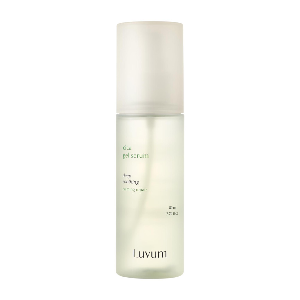 Luvum calming repair cica gel serum 2.70 fl. oz - Soothing Gel Mist - Long-Lasting Hydration - Fine Mist for Makeup Setting - Advanced Centella Infusi-image-OPC-PGMDBSR-NEW