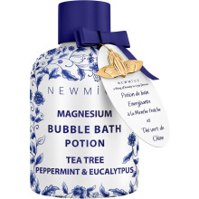 Magnesium Bubble Bath - Long Lasting Foaming Bubbles - Sore Muscles Recovery - Tea Tree Peppermint Eucalyptus - Relaxing Stress Relief - Calming Self