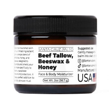 Santa Cruz Paleo Beef Tallow Beeswax and Honey  2 Fl Oz (Pack of 1)