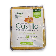 TALISM N Talisman Castilla Natural Soap - Fugtgivende Glycerin Honning & Aloe Vera - Konserveringsfri Ideel til f?lsom hud