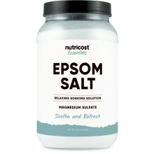 Nutricost Essentials Reines Bittersalz, 8 Pfund (100 % reines Magnesiumsulfat)     entspannende Badel  sung