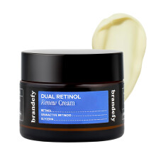 Brandefy Dual Retinol Renew Cream med 0,3% Retinol & 1% Granactive Retinoid Renew Retinol Face Fuktighetskrm fr rynkor och fina linjer Tillverk