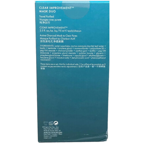 Origins Origins Clear Improvement Active Charcoal Mask Duo 2 x 75ml 2