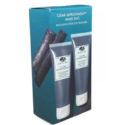 Origins Origins Clear Improvement Active Charcoal Mask Duo 2 x 75ml 1