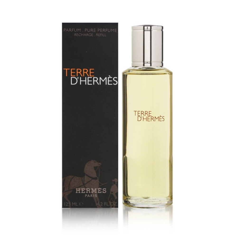 Hermes Terre D'hermes Pure Perfume Refillable for Men  4.2 Ounce