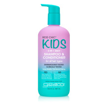 Eco Chic KIDs 2 In 1 Shampoo & Conditioner - Kids Shampoo And Conditioner  Kids 2 In 1 Shampoo And Conditioner  For All Hair Types  Salon Quality