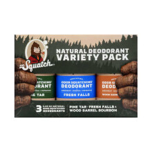 Dr. Squatch Heren Natuurlijke Deodorant Variatiepakket 2,65 oz (3-pack)