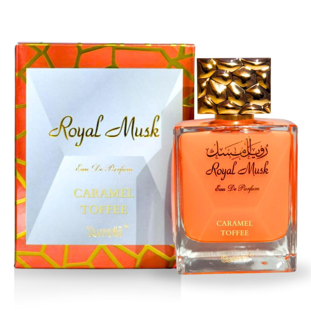 Surrati Royal Musk Caramel Toffee Eau De Parfum 100Ml (3.4 Oz) Exotic Fragrances For Men & Women.