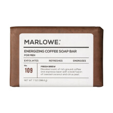 MARLOWE. Nr 109 Coffee Bar Soap 7 oz Body Scrub Tvl fr mn Uppfriskande Energigivande & exfolierande med naturliga extrakt Koffein Kaffebnor &