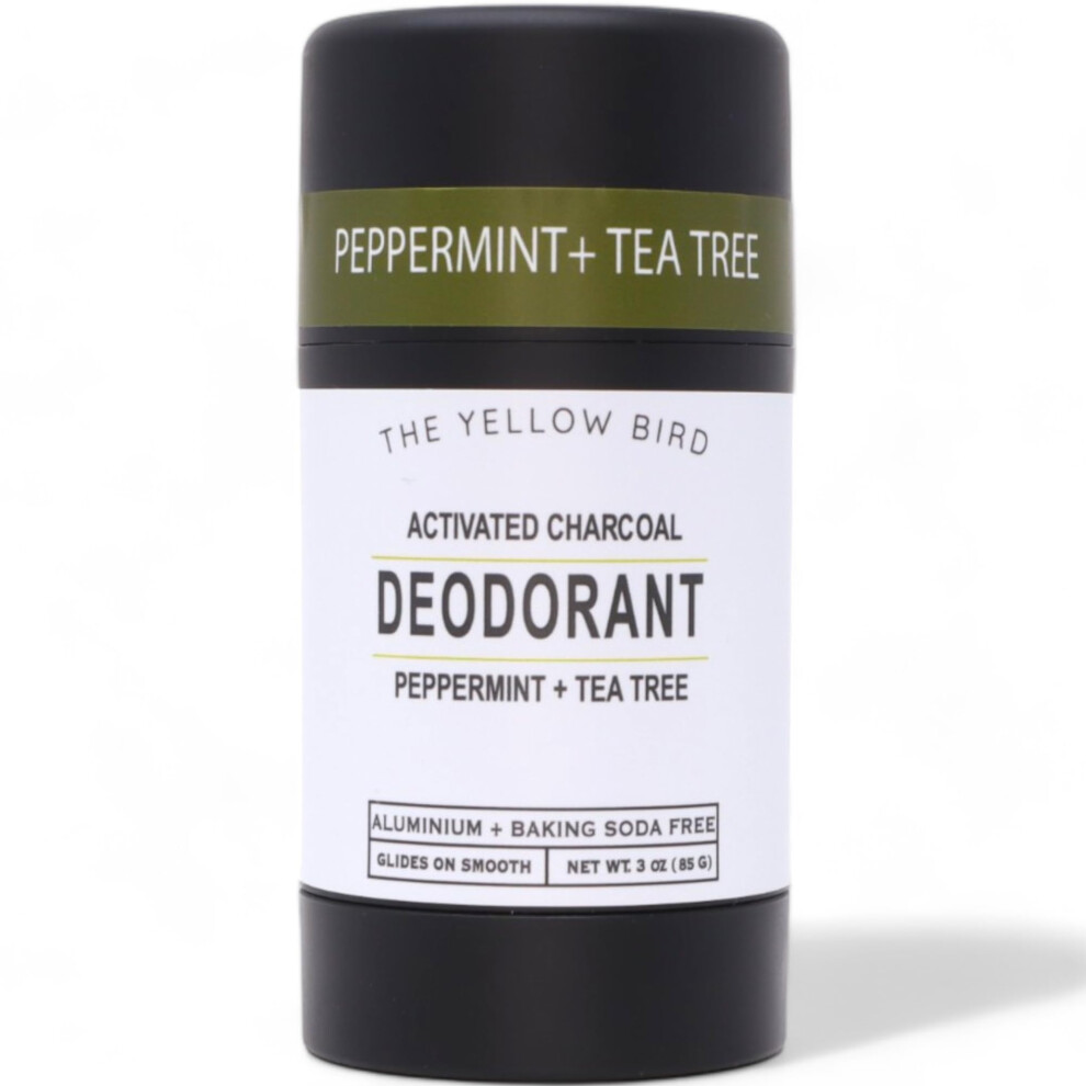 D   odorant naturel sans aluminium ni bicarbonate de soude, pour hommes et femmes, formule respectueuse des peaux sensibles au charbon actif | 85 m