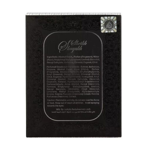LATTAFA Lattafa Sheikh Al Shuyukh Black Eau de Parfum Spray per Unisex 1,7 once 2