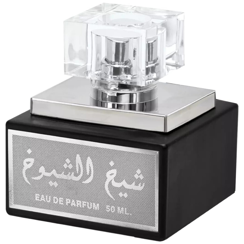 Lattafa Unisex Black Sheikh Al Shuyukh Eau De Parfum Spray For 1.7 Ounce