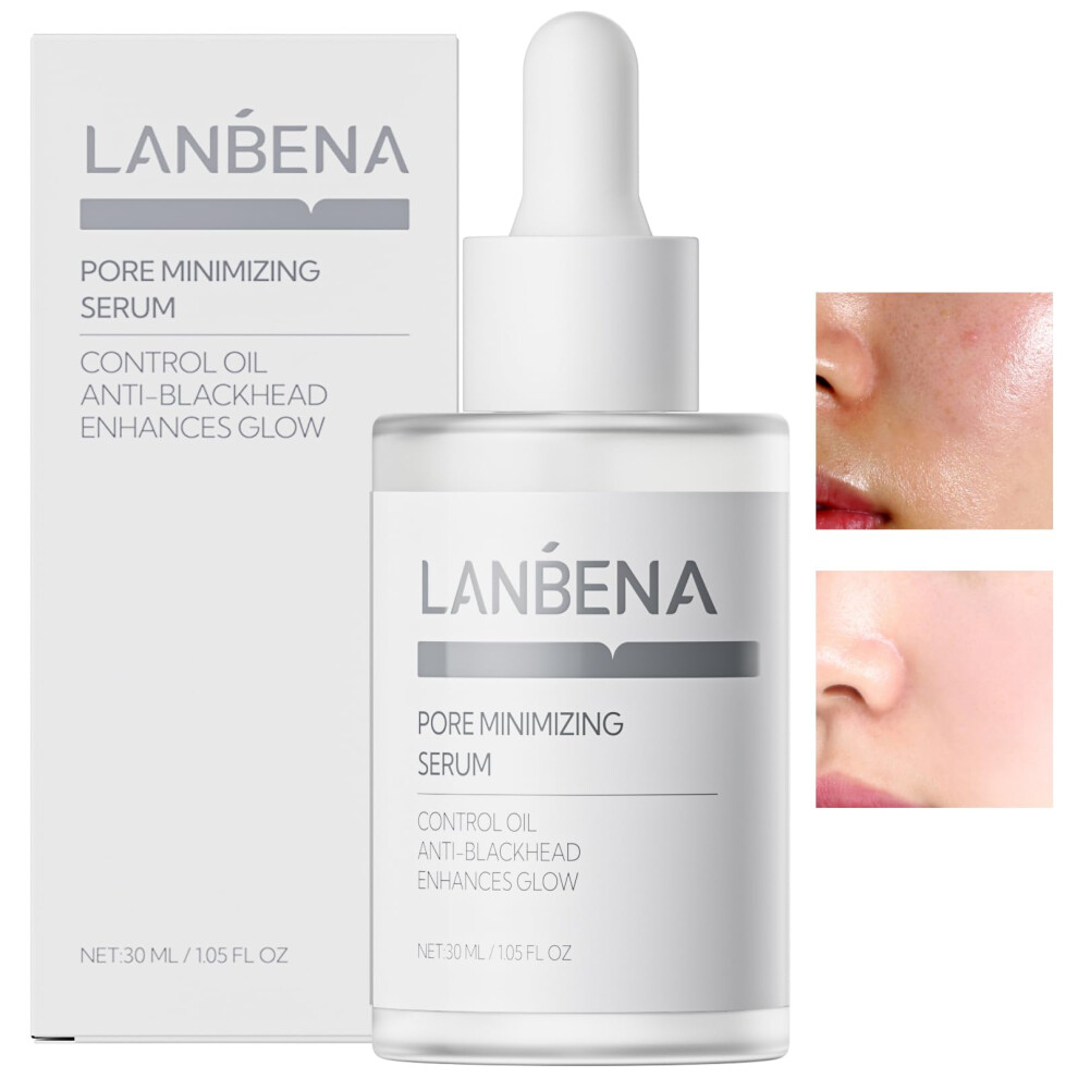 LANBENA Pore Minimizer for face  Skin Care  Pore Minimizer Treatment Serum 2.0  Facial Essence for Shrinking Pores  Relieving Dryness  Oil Control Fir