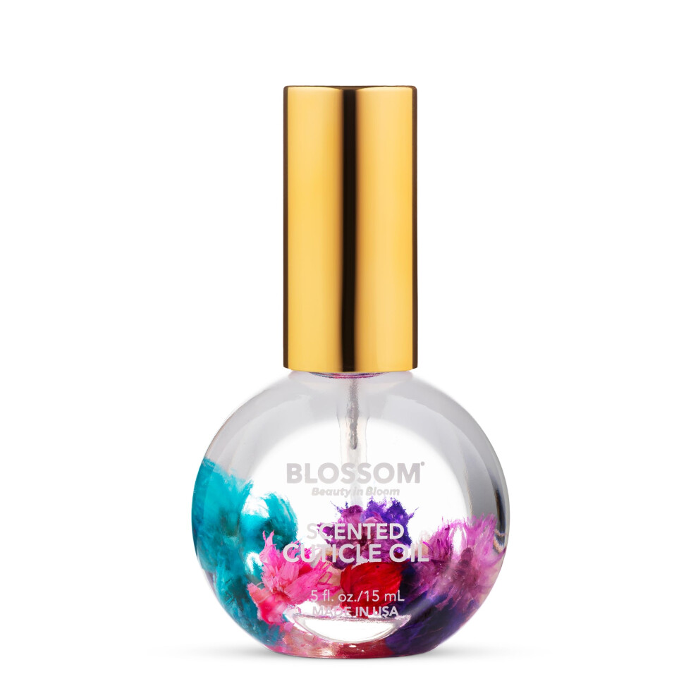 Kvet Blossom Hydrating Moisturizing Strengthening Scented Cuticle Oil Infused With Real Flowers Made In Usa 0.5 Fl. Oz Pineapple