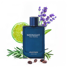 Jean Rish Midnight Pour Homme Eau De Toilette frfiaknak (3,4 Fl Oz / 100 ml) rozmaringos bergamott s tengeri jegyekkel  hosszan tart s luxus ill