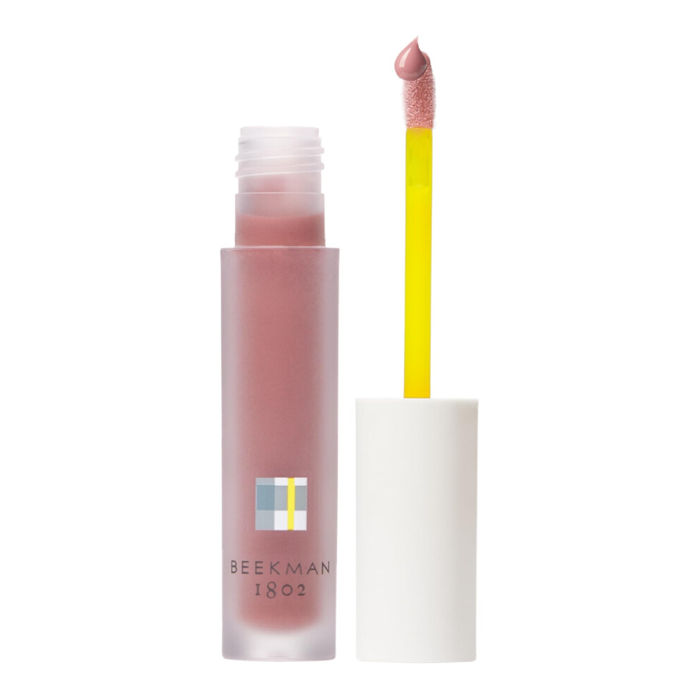 Beekman 1802 Oh! Mega Milk Lip Oil - 0.14 Fl Oz - Fragrance Free - Squalane Vitamin E & Goat Milk - Plumps & Hydrates Lips - Cruelty Free