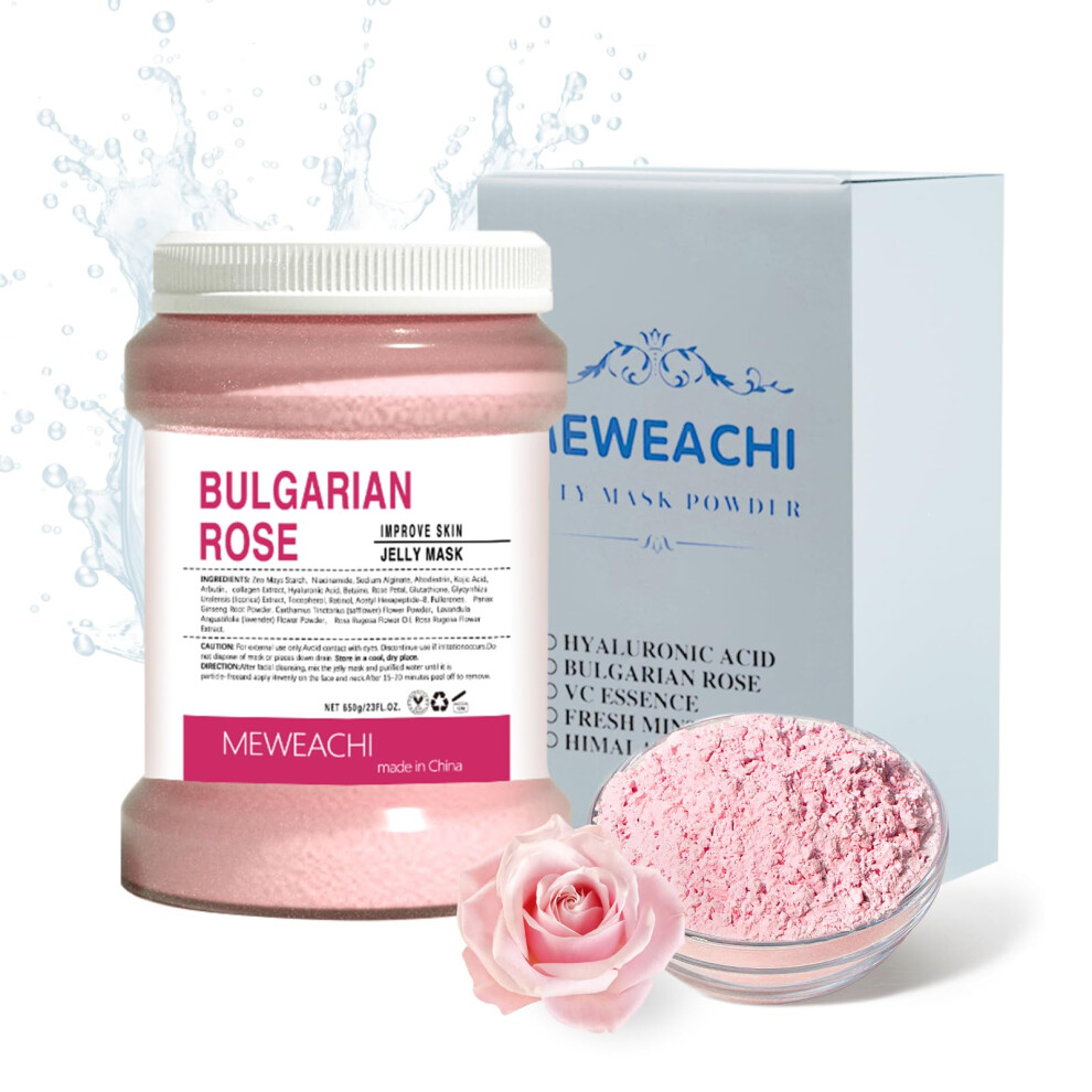 Meweachi Jelly Mask For Facials Professional Spa Facial Mask Rubber Mask Moisturizing&Hydrating For Wrinkles&Acne 23 Fl Oz Jar Face Mask Skincare Nat