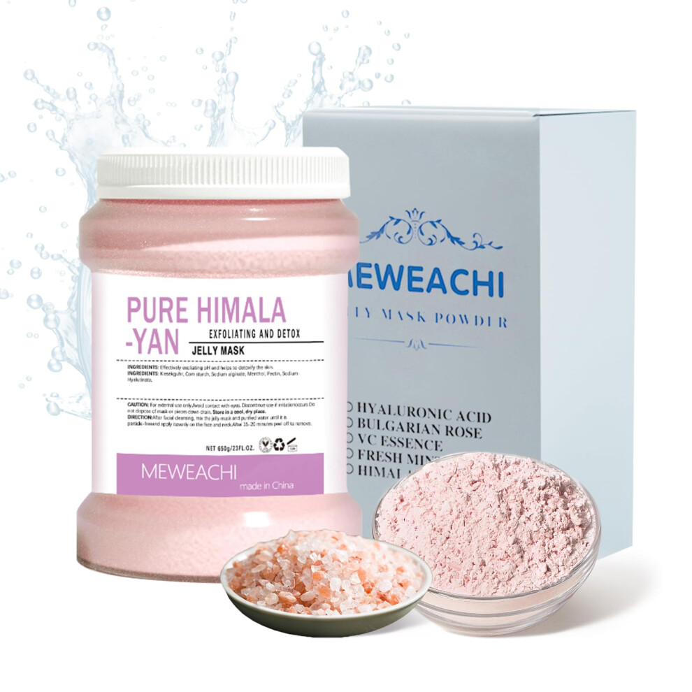 Meweachi Jelly Mask For Facials Professional Spa Facial Mask Rubber Mask Moisturizing&Hydrating For Wrinkles&Acne 23 Fl Oz Jar Face Mask Skincare Nat