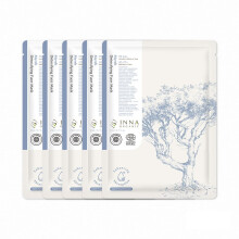 INNA ORGANIC MIRRH MREGTELENTO ARCMASZK Hidratl Kisimt Luxus Clean Beauty Home SPA Maskne Care Certified Natural 0,8 fl.oz 5 db-os csomag