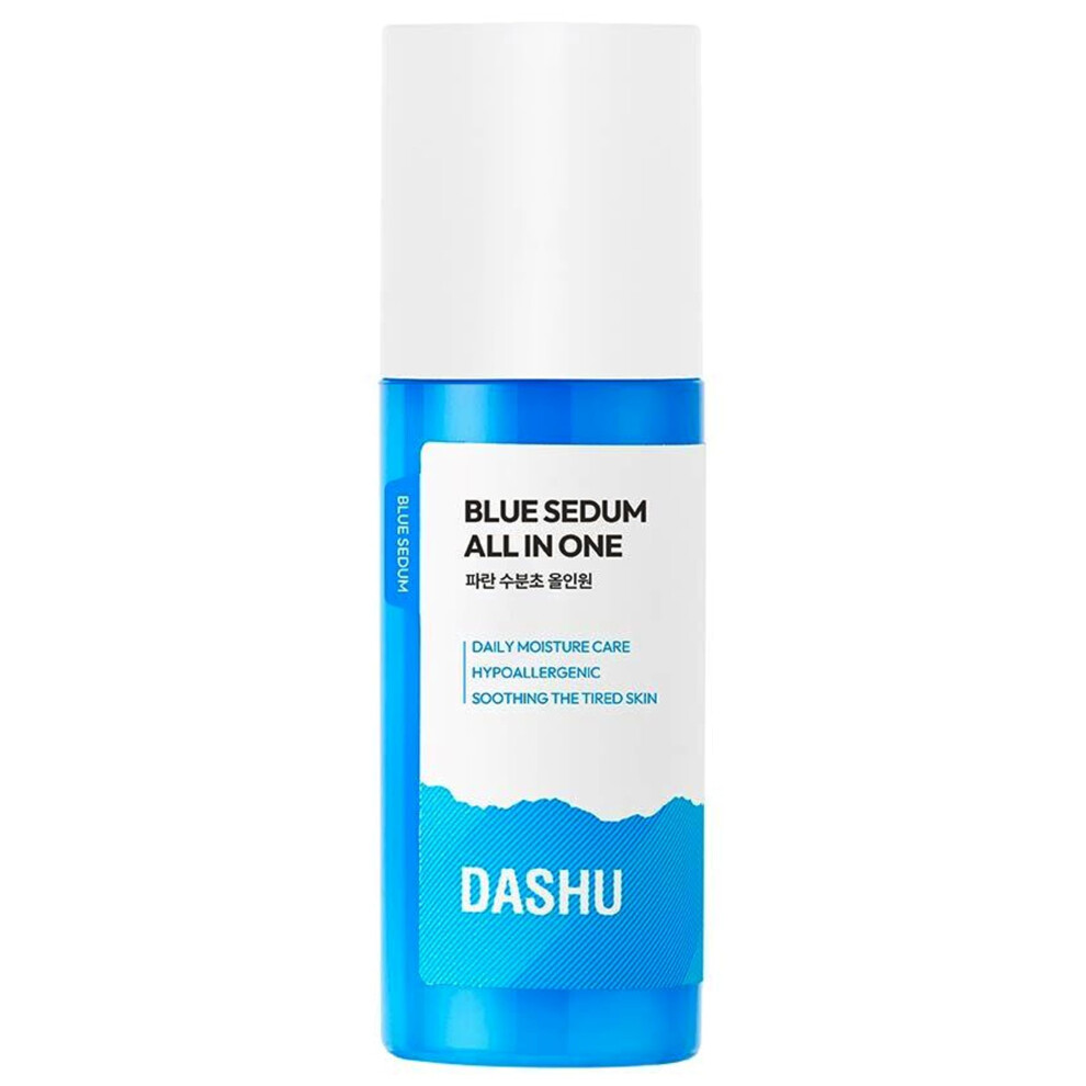 Da U Blue/Cream Dashu Sedum Moist All-In One | Hydrating Moisturizer Face W/ 8 Types Of Hyaluronic Acids | Gentle Face Moisturizer 5.07 Fl Oz