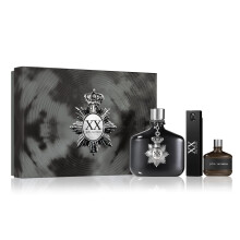 XX 3 Piece Mens Cologne Gift Set Eau de Toilette Spray Woody Oriental Scent with Notes of Cardamom Orange Flower & Sandalwood