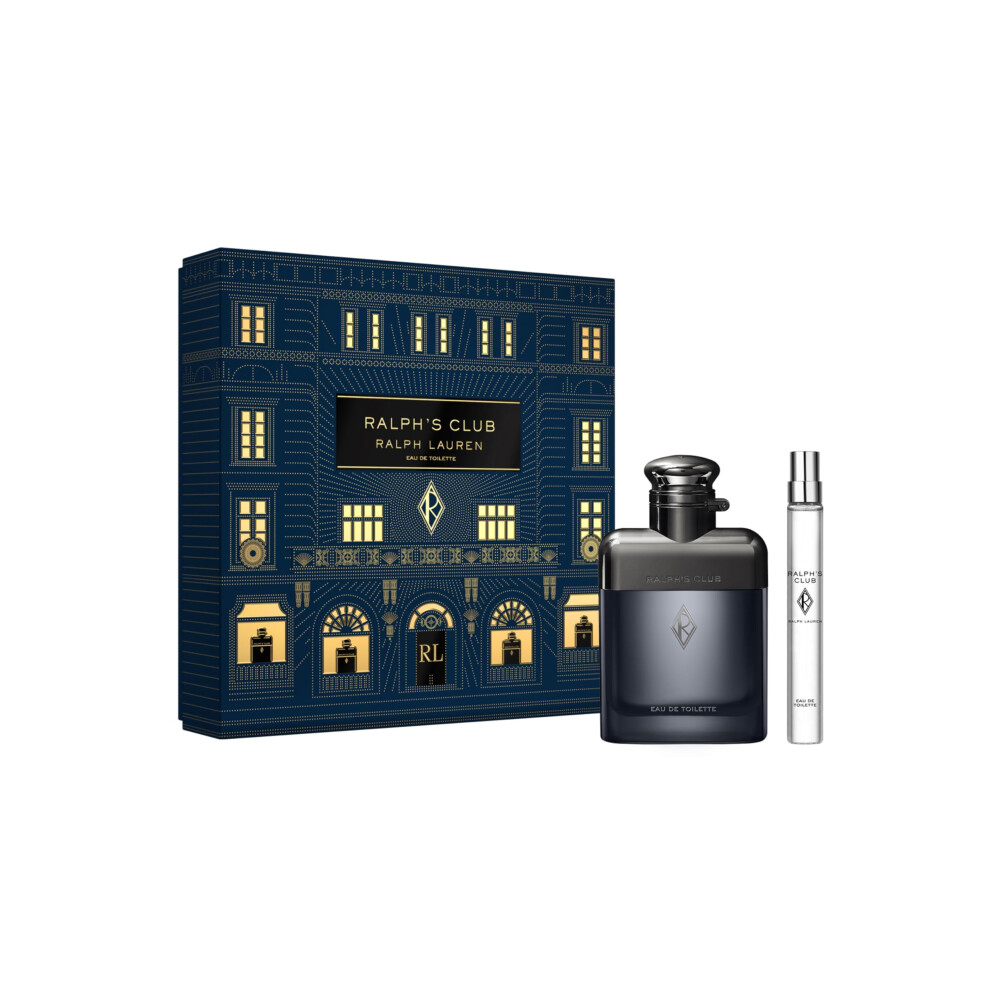 RALPH LAUREN FRAGRANCES Ralph's Club Eau de Toilette- Men's Cologne - Woody & Fresh - 2-Piece Gift Set - 1.67 Fl Oz & 0.3 Fl Oz Colognes