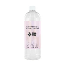 JEGO Makeup Brush + Sponge Cleaner Solution - Ideal for Removing Makeup Dirt & Oil - Make Up Brush Cleanser - Hypoallergenic & Plant-Based Solu