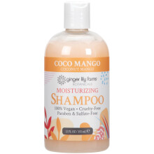 Ginger Lily Farms Botanicals Fugtgivende shampoo til alle h?rtyper Coco Mango 100 % vegansk og grusomhedsfri kokosn?dmangoduft 12 Fl Oz
