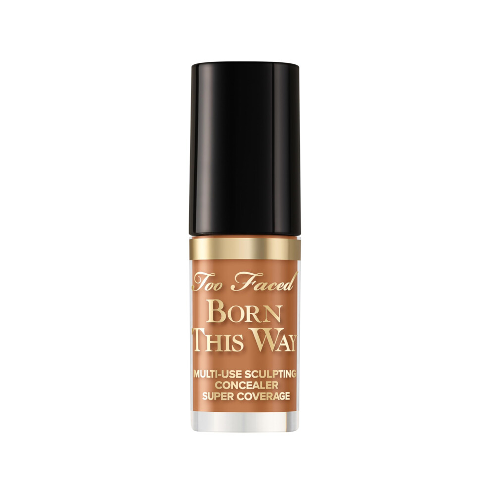 Too Faced Born This Way Super Coverage Multi-Use Concealer | Full Coverage  Oil Free  Long Lasting + Hydrating  0.06 Fl Oz  Butterscotch