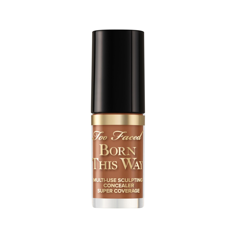 Too Faced Born This Way Super Coverage Multi-Use Concealer | Full Coverage  Oil Free  Long Lasting + Hydrating  0.06 Fl Oz  Maple