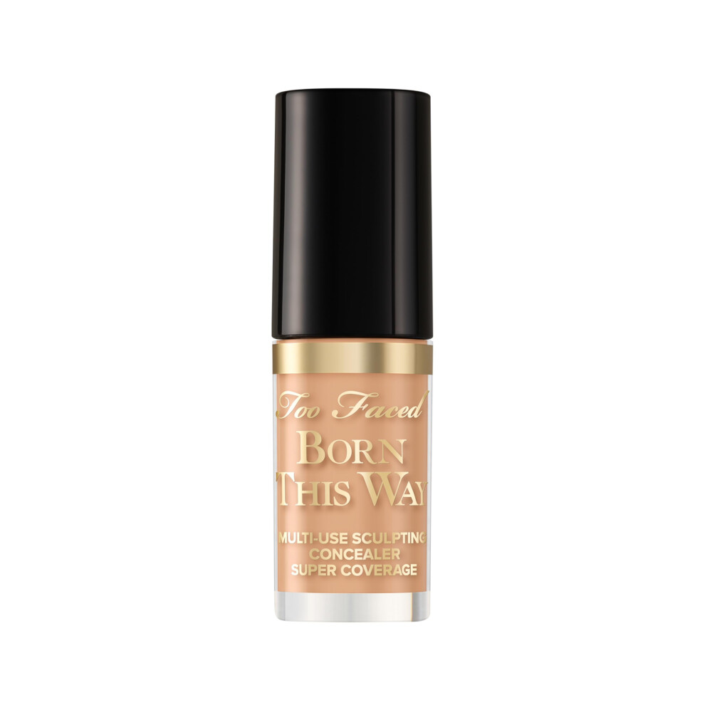 Too Faced Born This Way Super Coverage Multi-Use Concealer | Full Coverage  Oil Free  Long Lasting + Hydrating  0.06 Fl Oz  Natural Beige