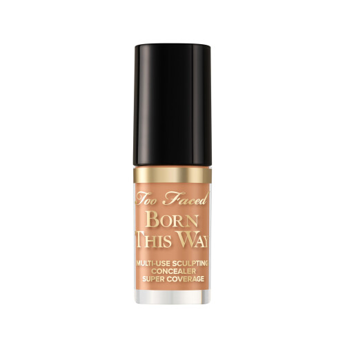Too Faced Born This Way Super Coverage Multi-Use Concealer | Full Coverage Oil Free Long Lasting + Hydrating 0.06 Fl Oz Cookie