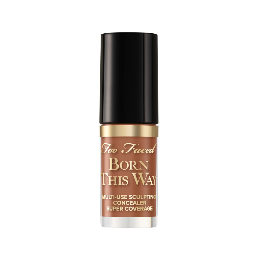 For Stã¥R Overfor Too Faced Born This Way Super Coverage Multi-Use Concealer | Full Coverage Oil Free Long Lasting + Hydrating 0.06 Fl Oz Mocha